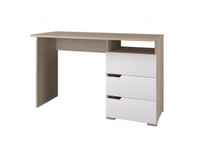 Стол 1200 3 ящика Анталия Белый в Междуреченском - mezhdurechenskij.mebel-tymen.ru | фото