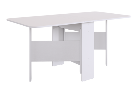 Стол-книжка раскладной Мечта 2 (белое дерево/белое дерево) в Междуреченском - mezhdurechenskij.mebel-tymen.ru | фото