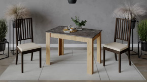 Стол обеденный «Промо» тип 2 Дуб Крафт золотой/Ателье темное в Междуреченском - mezhdurechenskij.mebel-tymen.ru | фото