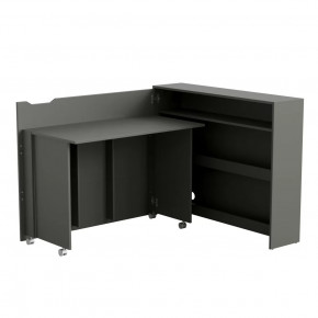 Стол письменный Графит Luis НК-мебель в Междуреченском - mezhdurechenskij.mebel-tymen.ru | фото