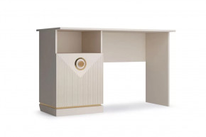 Стол письменный "Капри" Сатин/Сатин в Междуреченском - mezhdurechenskij.mebel-tymen.ru | фото