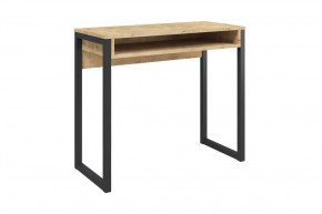 Стол письменный Леонардо, дуб бунратти/черный в Междуреченском - mezhdurechenskij.mebel-tymen.ru | фото