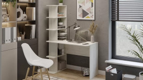 Стол письменный тип 4 Дуб крафт белый в Междуреченском - mezhdurechenskij.mebel-tymen.ru | фото