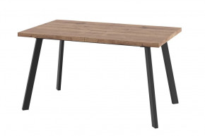 Стол раздвижной Borg-140, дуб велингтон/черный в Междуреченском - mezhdurechenskij.mebel-tymen.ru | фото