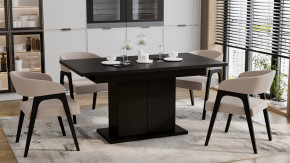 Стол раздвижной «Детройт» Тип 1 Черный в Междуреченском - mezhdurechenskij.mebel-tymen.ru | фото