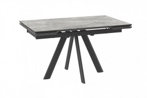 Стол раздвижной Jack-140, stone grey st cer/черный в Междуреченском - mezhdurechenskij.mebel-tymen.ru | фото