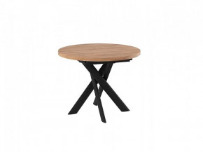 Стол раздвижной RONALDO-100, дуб велингтон/черный в Междуреченском - mezhdurechenskij.mebel-tymen.ru | фото