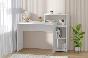 Стол с полкой, 1253 мм, белый Диал в Междуреченском - mezhdurechenskij.mebel-tymen.ru | фото