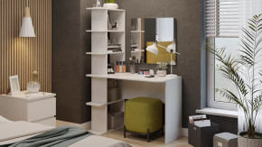 Стол с зеркалом Тип 4 Белый Ясень в Междуреченском - mezhdurechenskij.mebel-tymen.ru | фото