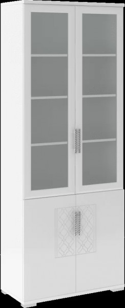 Тиффани гостиная М15 Библиотека в Междуреченском - mezhdurechenskij.mebel-tymen.ru | фото