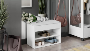 Тумба для обуви «Лайт» Тип 1 Белый глянец в Междуреченском - mezhdurechenskij.mebel-tymen.ru | фото