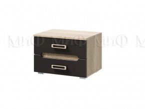Тумба Ким Графит софт, сонома 2 шт в Междуреченском - mezhdurechenskij.mebel-tymen.ru | фото