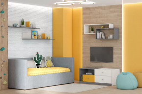 Тумба Клео Т-1, 1200 мм, графит, миндаль, солнечный Диал в Междуреченском - mezhdurechenskij.mebel-tymen.ru | фото