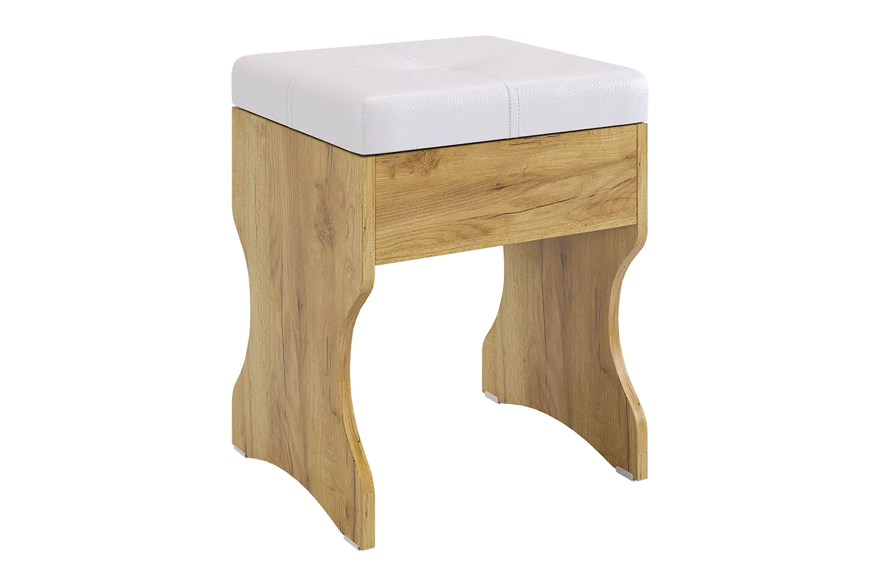 Пуф Виктория-1 дуб крафт золотой в Междуреченском - mezhdurechenskij.mebel-tymen.ru | фото