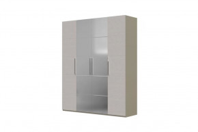 Вива Шкаф распашной ШР-4 2 зеркала Латте/Текстиль в Междуреченском - mezhdurechenskij.mebel-tymen.ru | фото